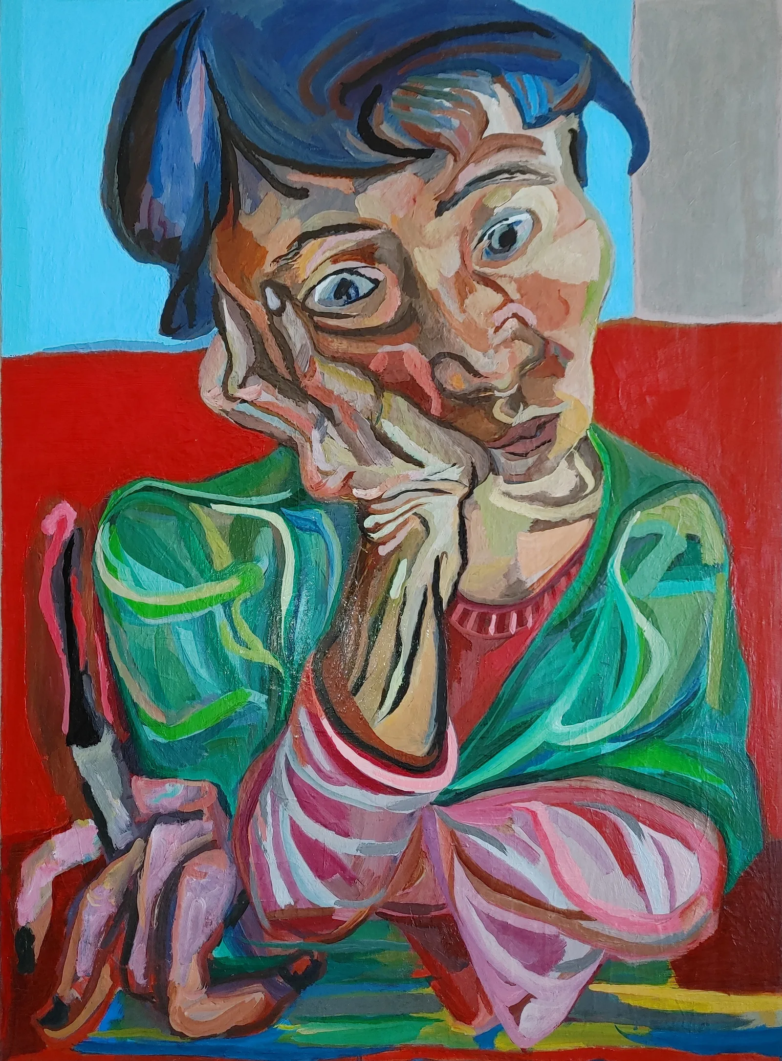 The Smoking Woman Self Portrait — 채한리
